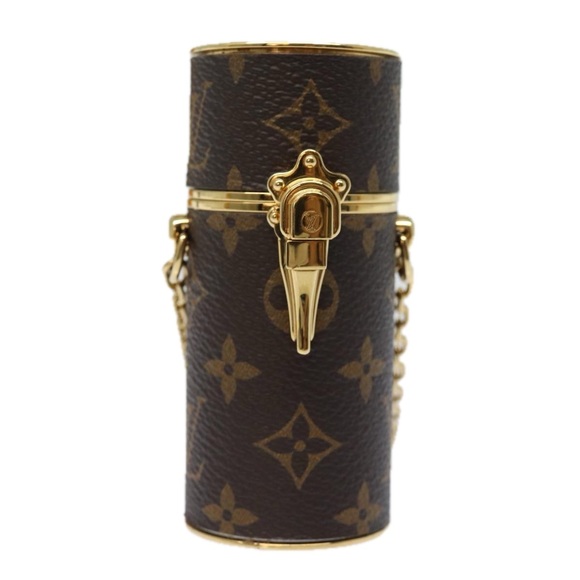 LOUIS VUITTON Monogram Lipstick Case Cosmetic Pouch MP2406 LV Auth 78001A - Picture 12 of 16